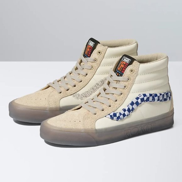 VANS x Rokit Sk8-hi 38 DX High Top Sneakers Unisex Mens 7 || Womens 8.5 - Picture 2 of 8